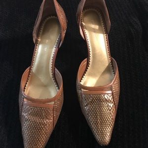 Naturalizer Brown Snakeskin Pumps